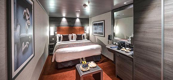 Camarotes y suites, tipologías de habitación en MSC Cruceros