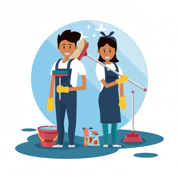 Vectores e ilustraciones de Mujer limpieza para descargar gratis | Freepik