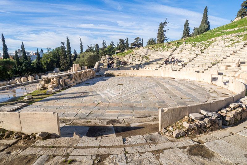 Teatro de Dionisio - Guia para visitar la Acropolis de Atenas