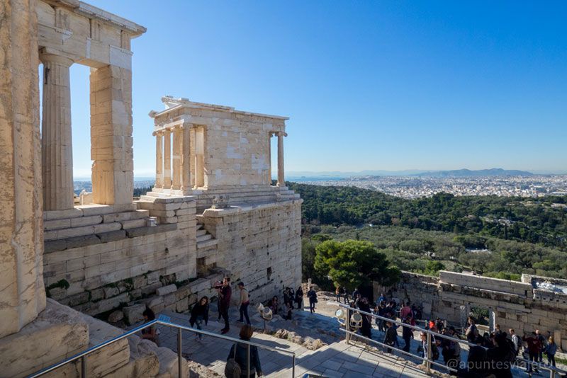 Templo de Atenea Niké - Guia para visitar la Acropolis de Atenas